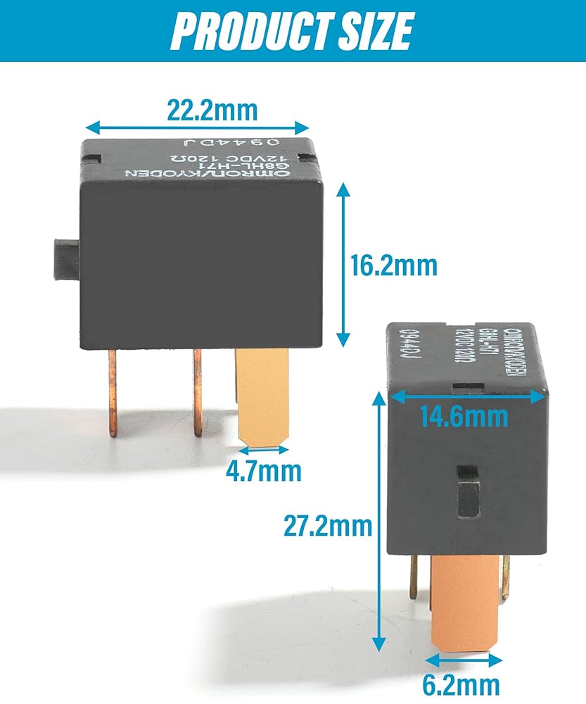nacha　0324 Zlirfy 2 Pack AC Relay,AC and Starter Relay,39794-SDA-A03
